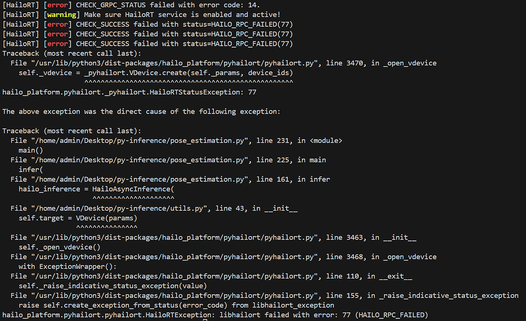 Multi Network Process Initialization Issue in Python - General - Hailo ...